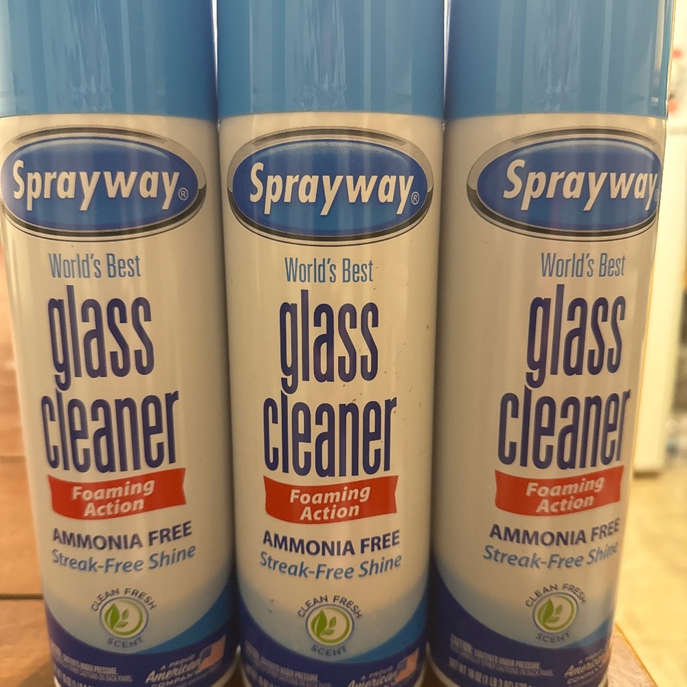 BRAND NEW GLASS CLEANER 3 PACK